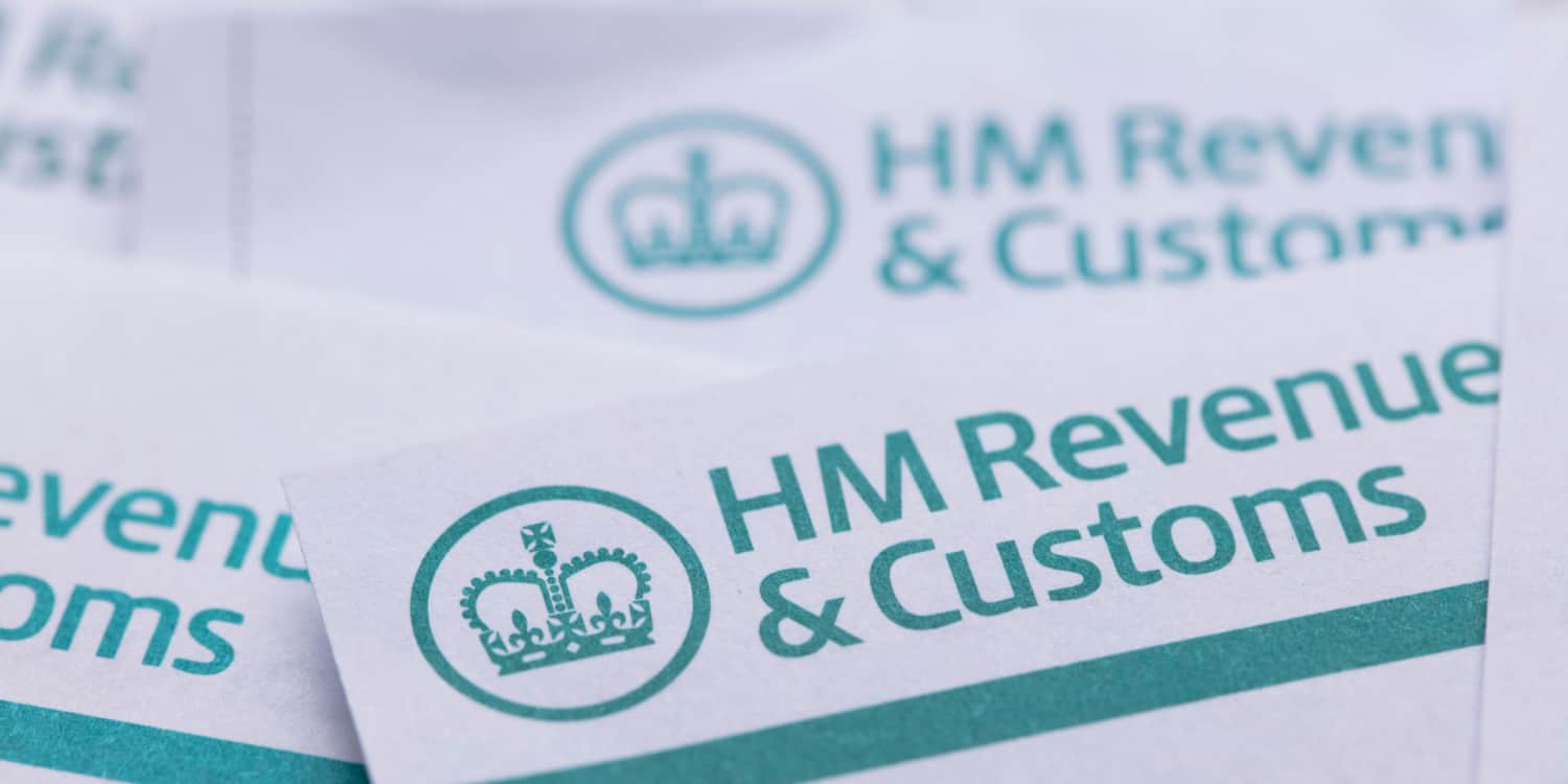 HMRC Her Majesty's Revenue and Customs tax paperwork.