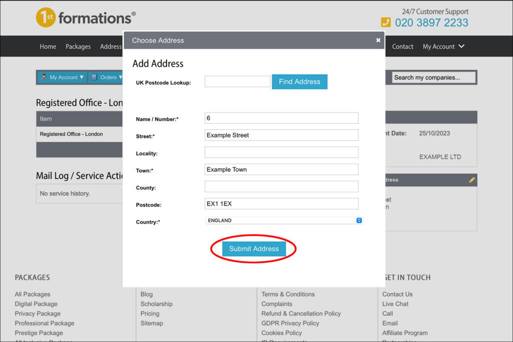 How To Change Forwarding Address