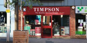 Image of a Timpson shop in Haywards Heath, a business that leads the way in hiring ex-offenders.